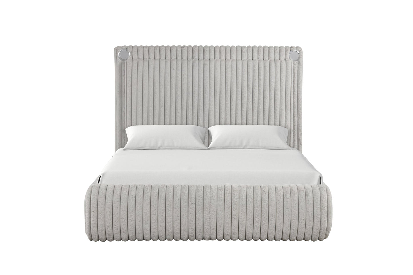 Diana Gray Platform Bed - Queen