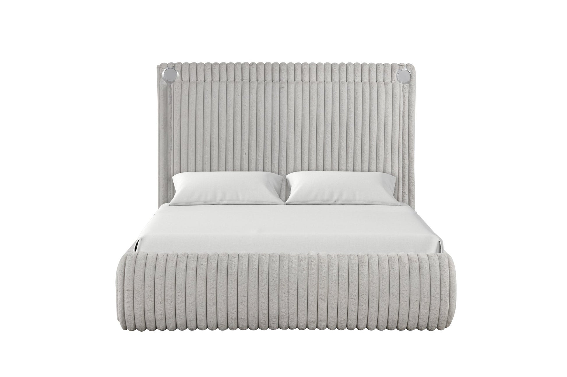 Diana Gray Platform Bed - Queen
