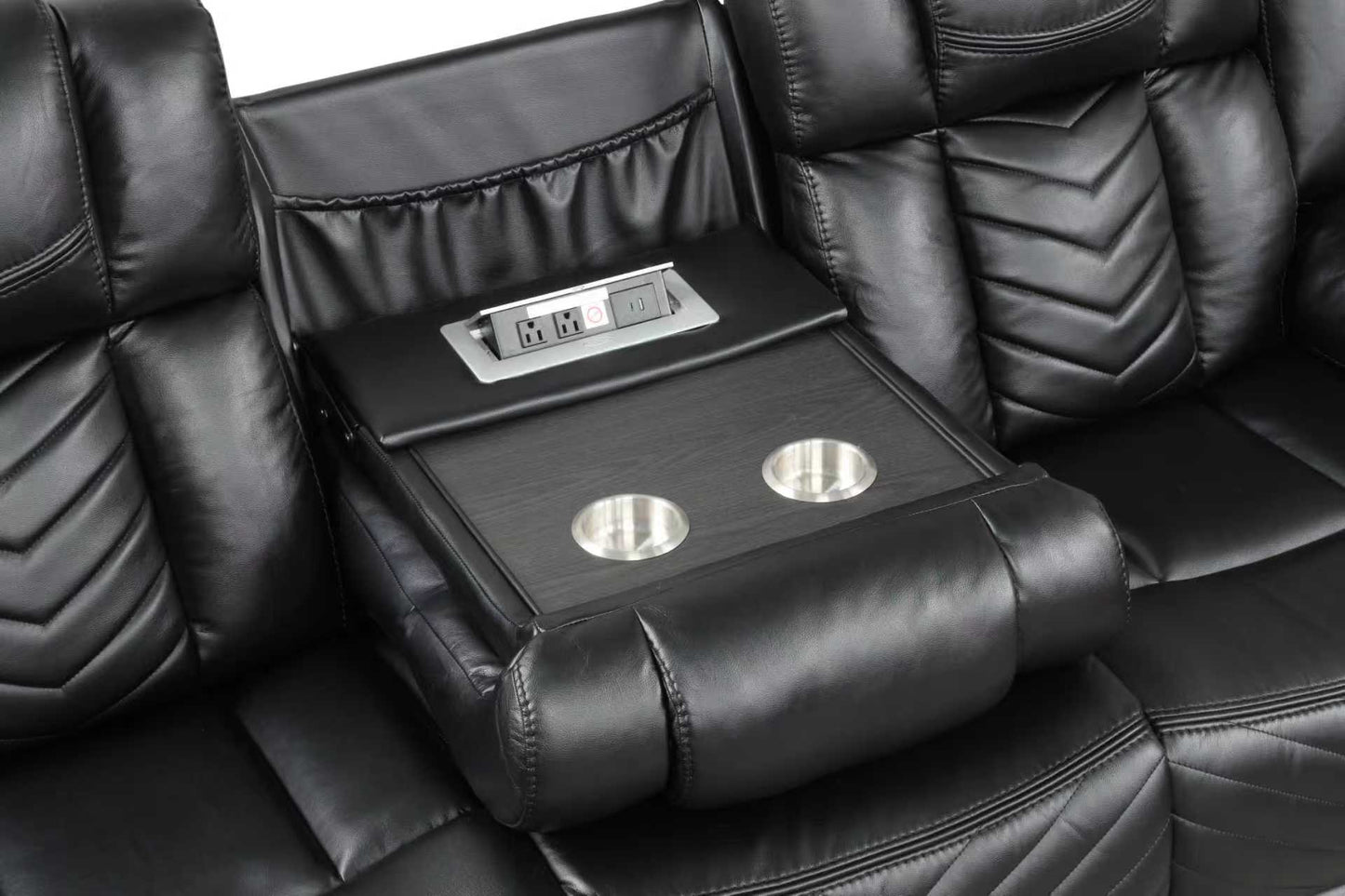 Ace Black - 3PC Reclining Set