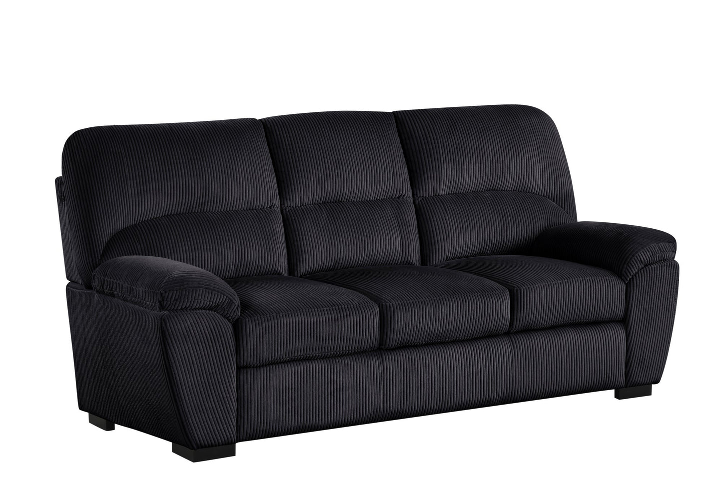 Tiffany10 Black - 2PC or 3PC Living Room Set