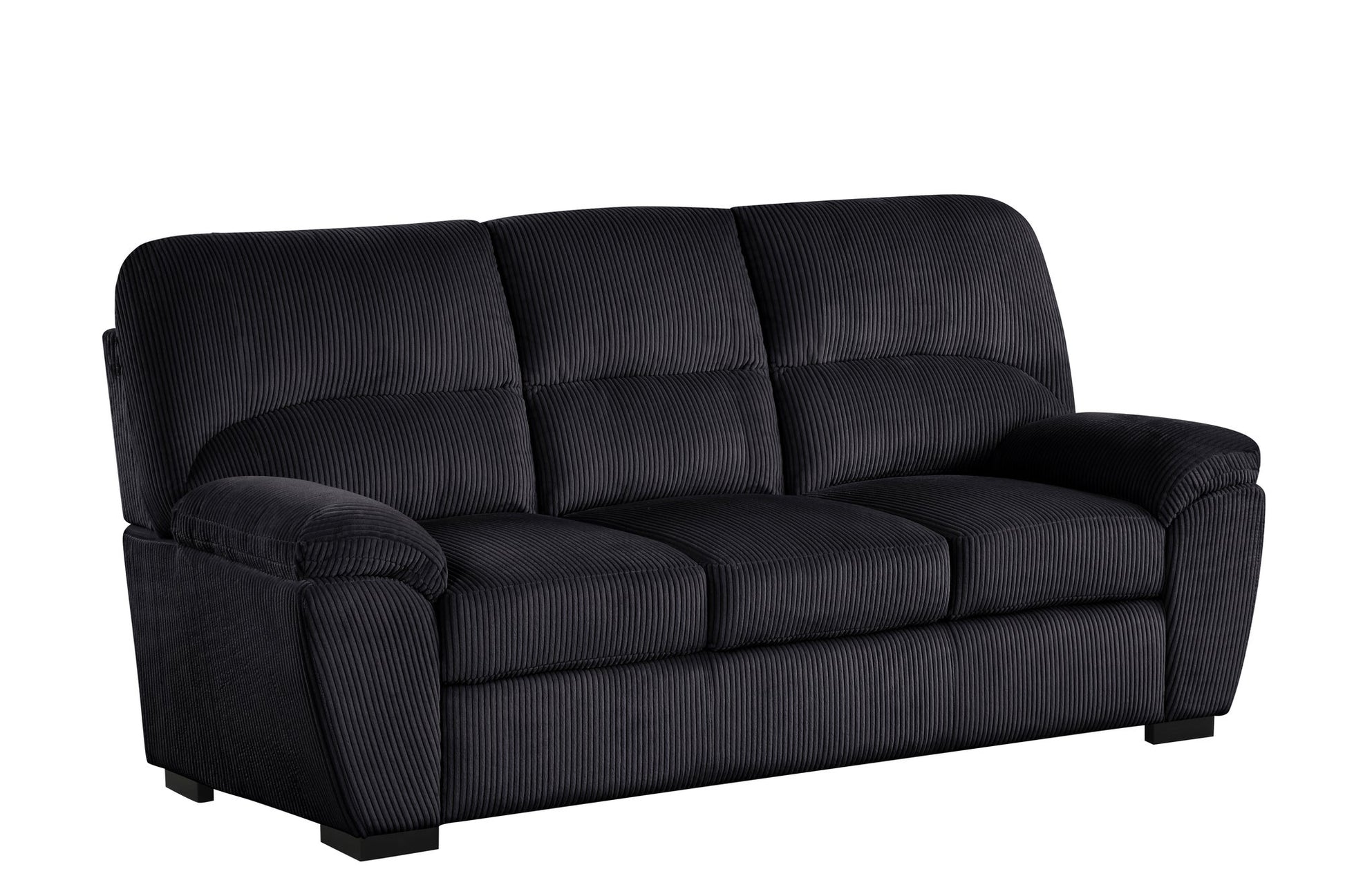 Tiffany10 Black - 2PC or 3PC Living Room Set