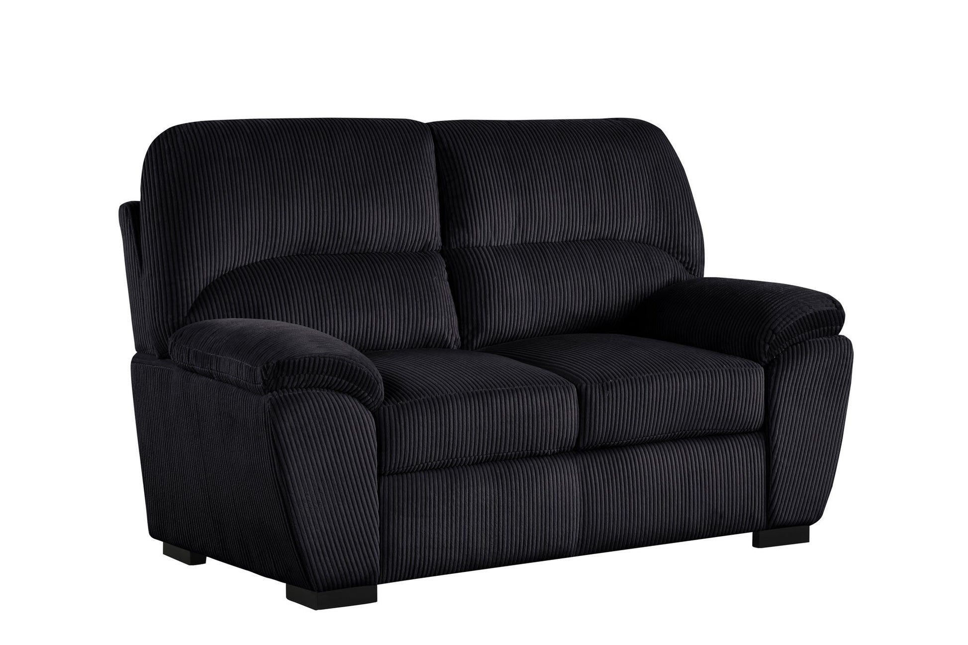 Tiffany10 Black - 2PC or 3PC Living Room Set