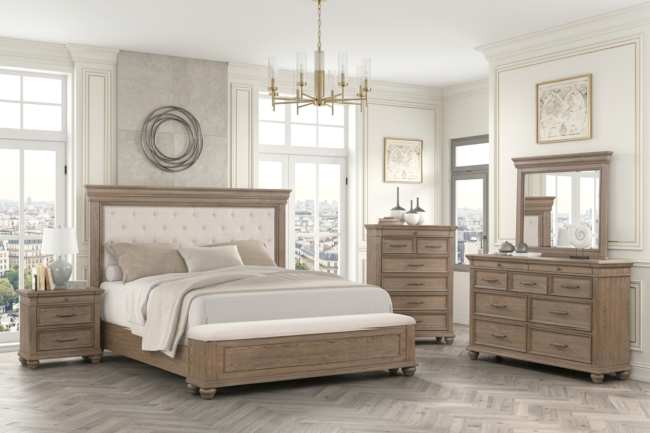 NASHVILLE - 4pc Bedroom Set - Queen, King