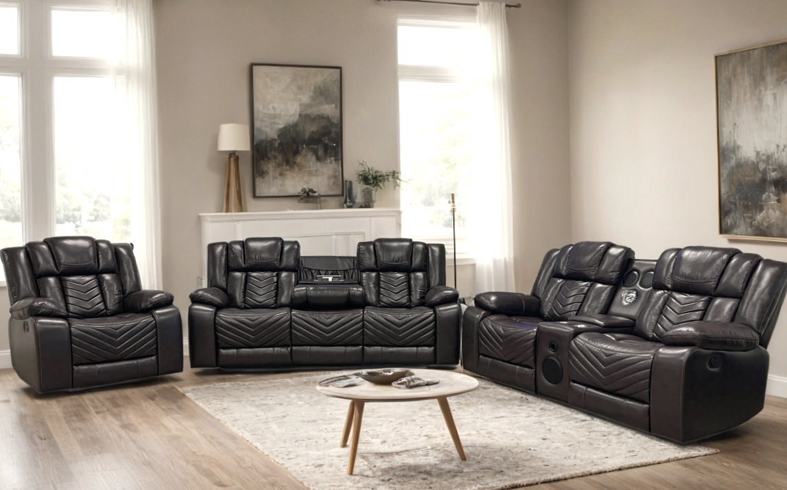 Ace Brown - 3PC Reclining Set