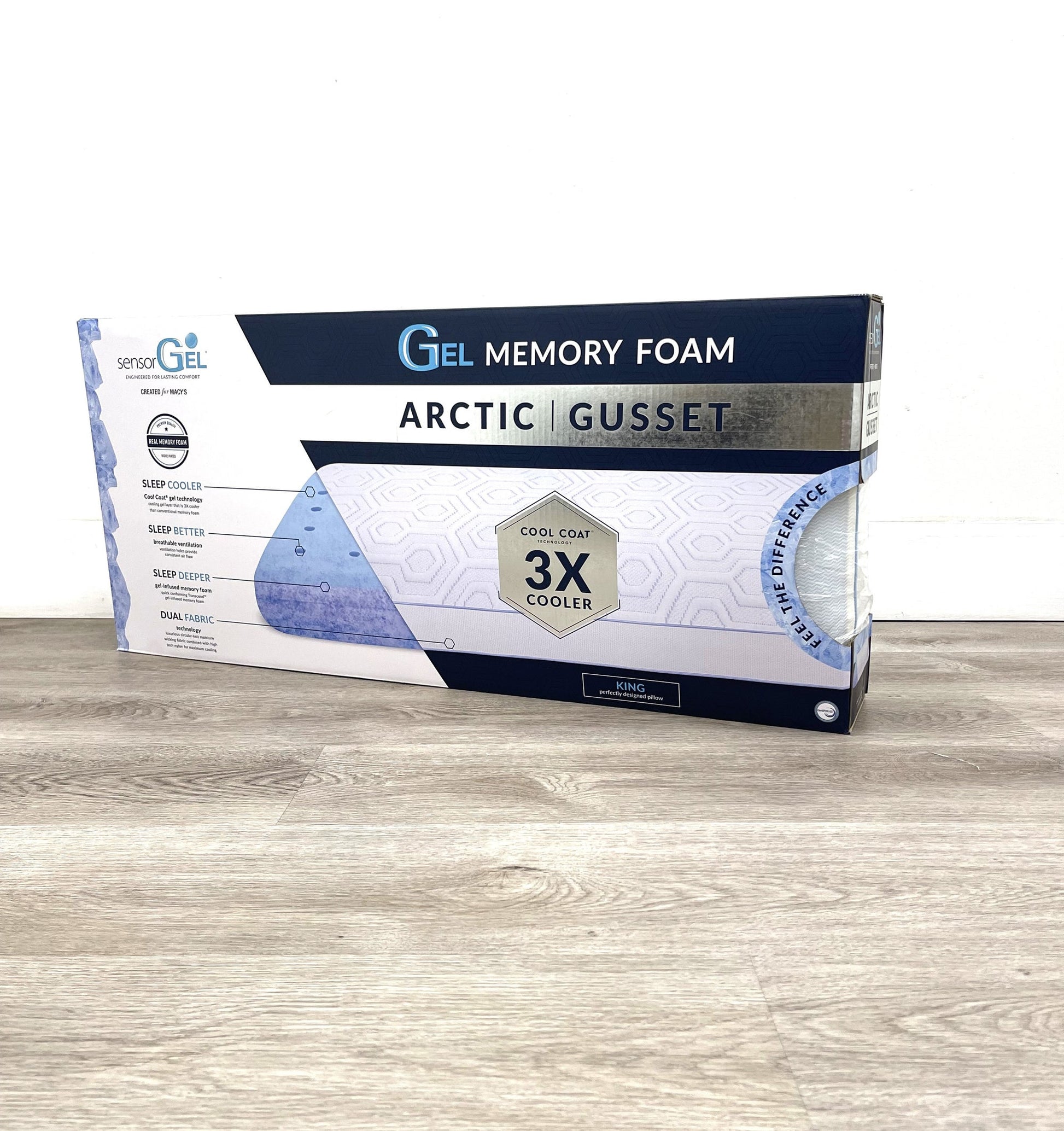 70082 - Gel Memory Foam KING PILLOW
