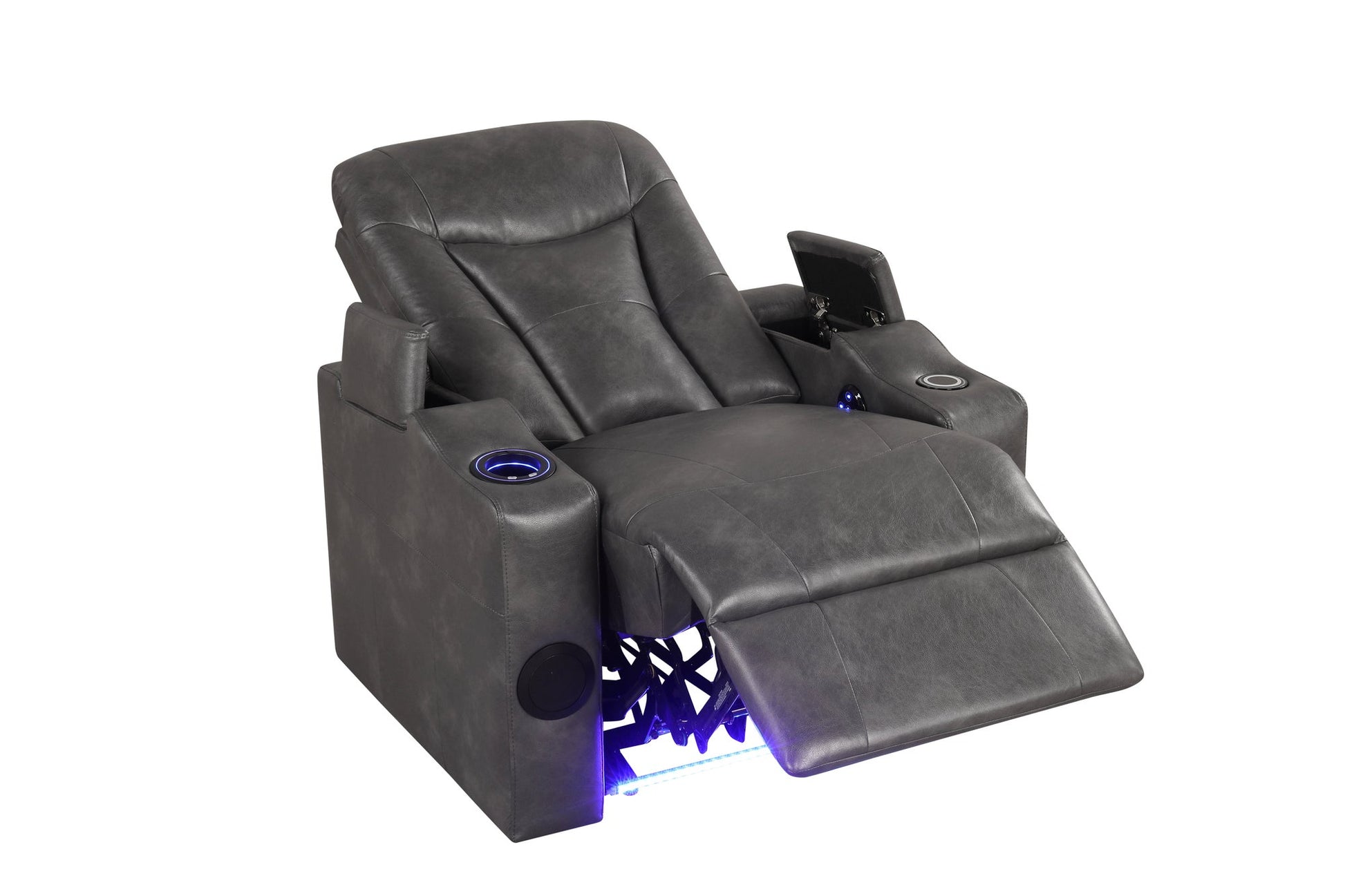 TOPGUN2 Dark Gray - Power Recliner (Bluetooth Speaker + Led Light) **NEW ARRIVAL**