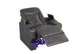 TOPGUN2 Dark Gray - Power Recliner (Bluetooth Speaker + Led Light) **NEW ARRIVAL**