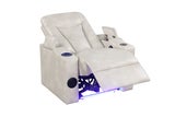TOPGUN2 Ivory - Power Recliner (Bluetooth Speaker + Led Light) **NEW ARRIVAL**
