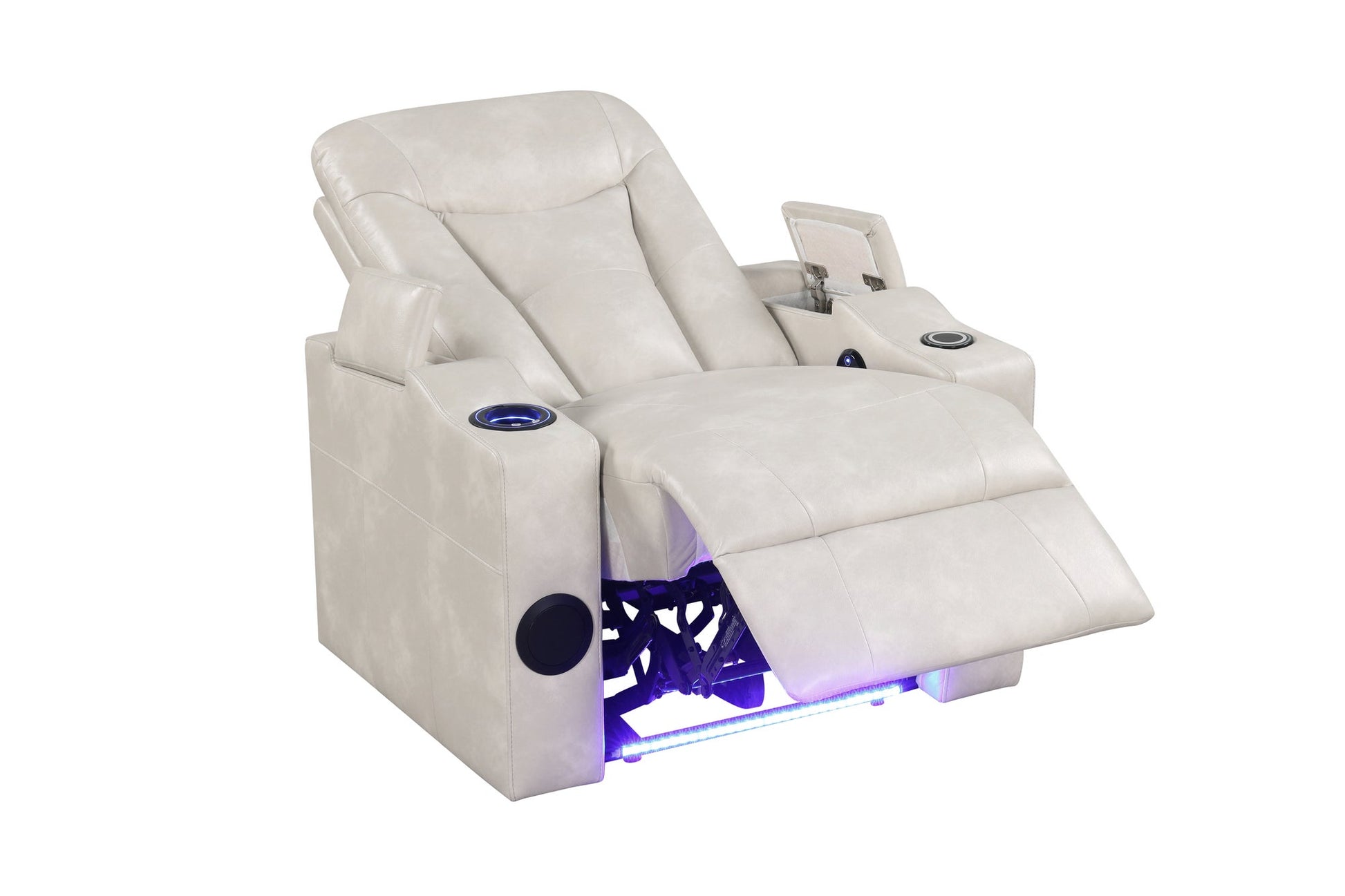 TOPGUN2 Ivory - Power Recliner (Bluetooth Speaker + Led Light) **NEW ARRIVAL**