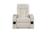 TOPGUN2 Ivory - Power Recliner (Bluetooth Speaker + Led Light) **NEW ARRIVAL**
