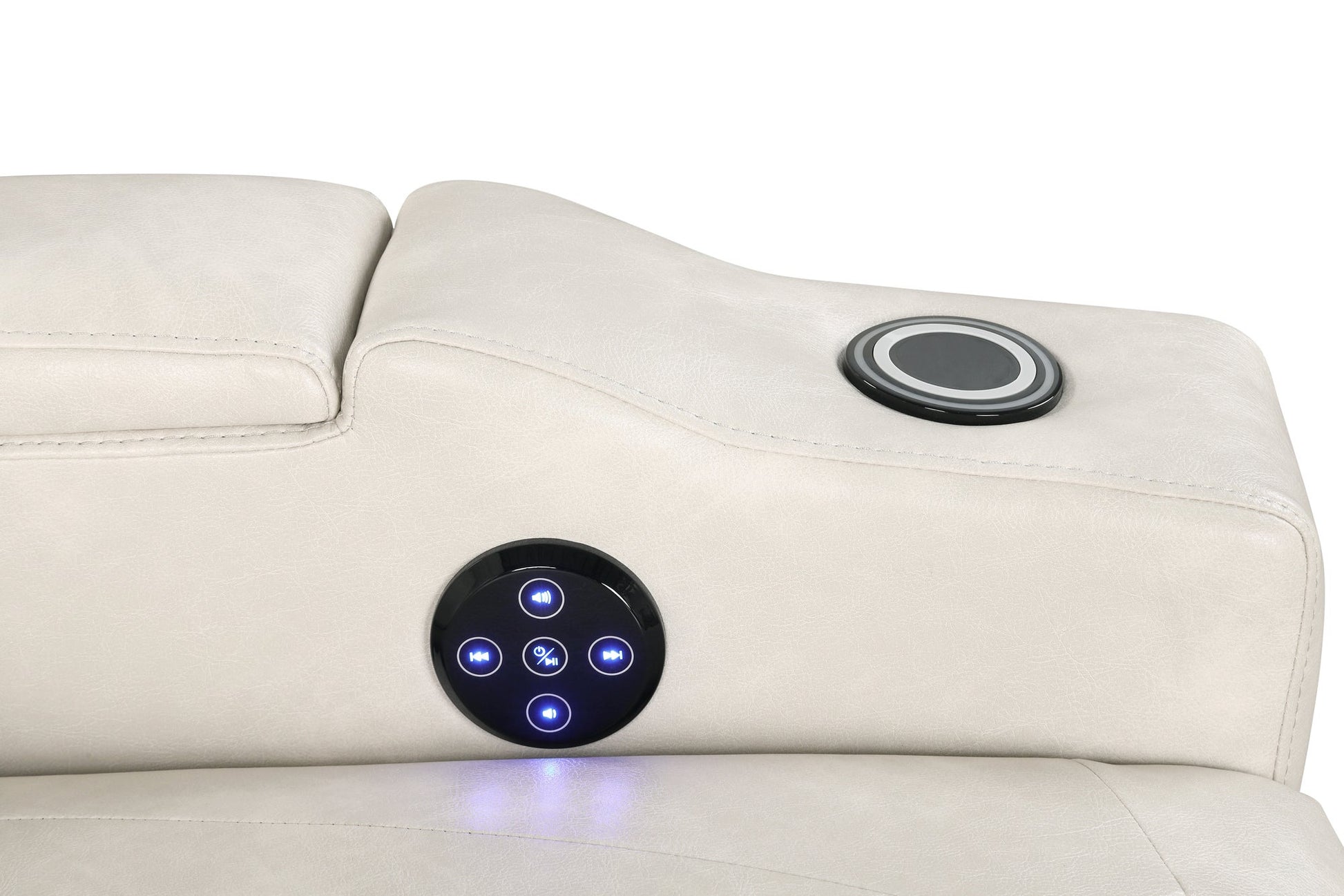 TOPGUN2 Ivory - Power Recliner (Bluetooth Speaker + Led Light) **NEW ARRIVAL**
