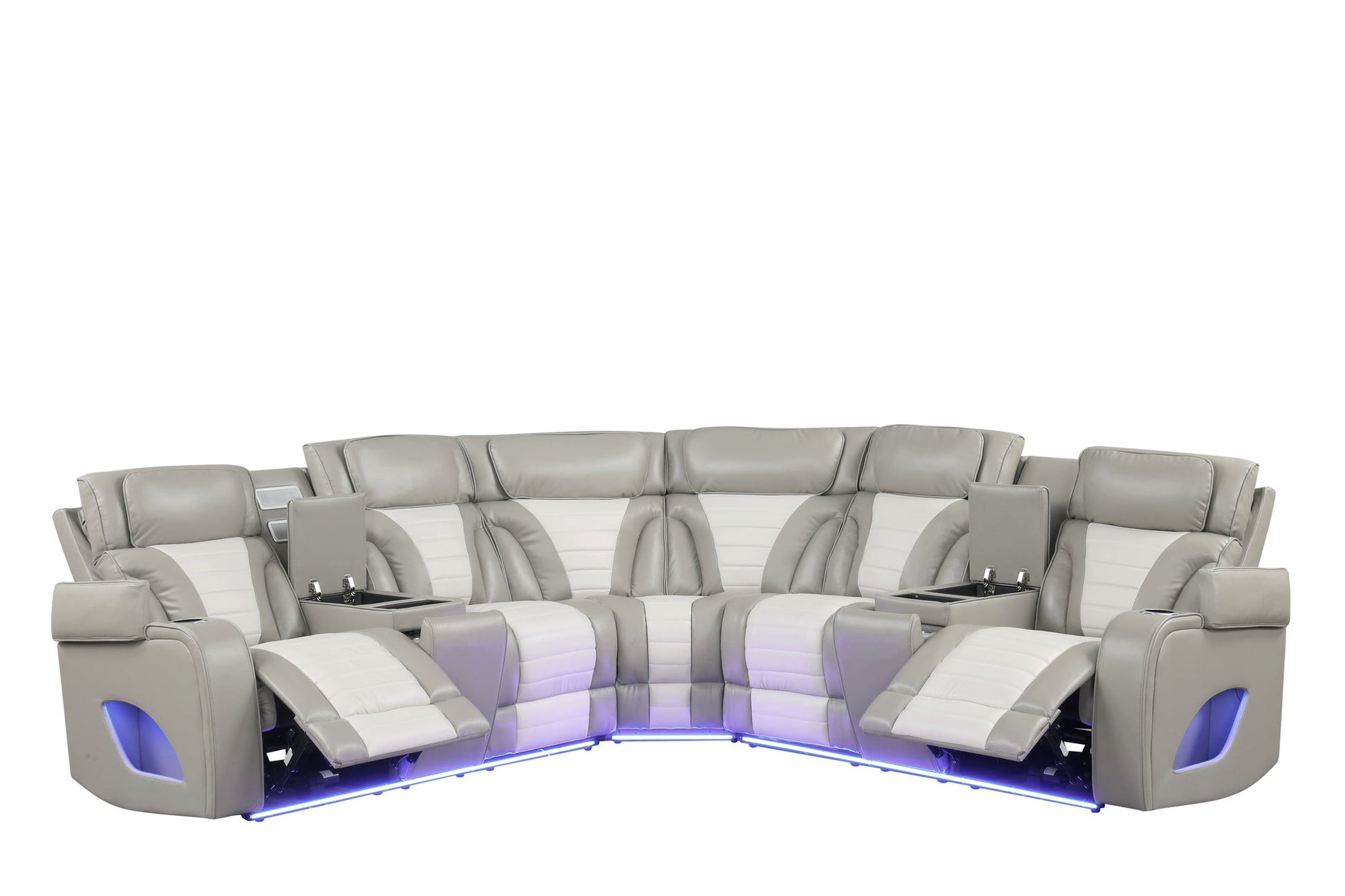 IBIZA POWER/POWER Gray Reclining Sectional **NEW ARRIVAL**