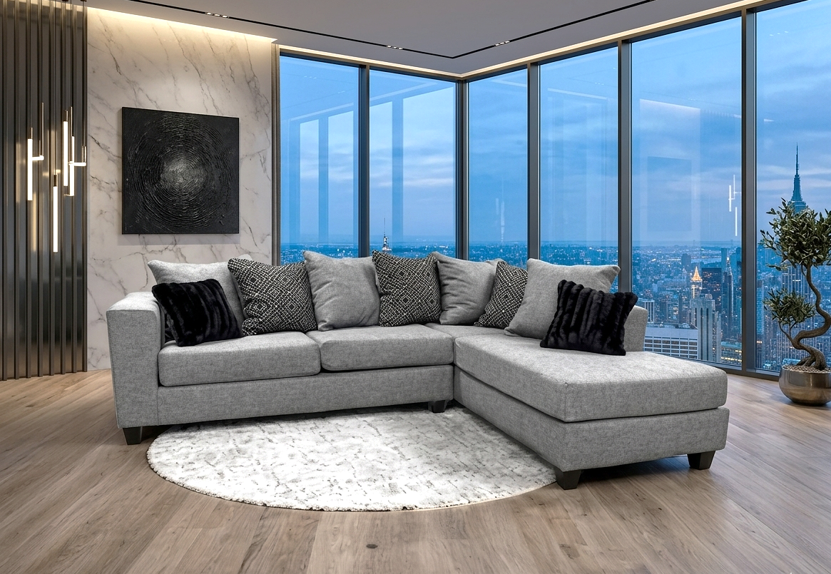 110 - Sectional (Gunmetal) **ON SALE**