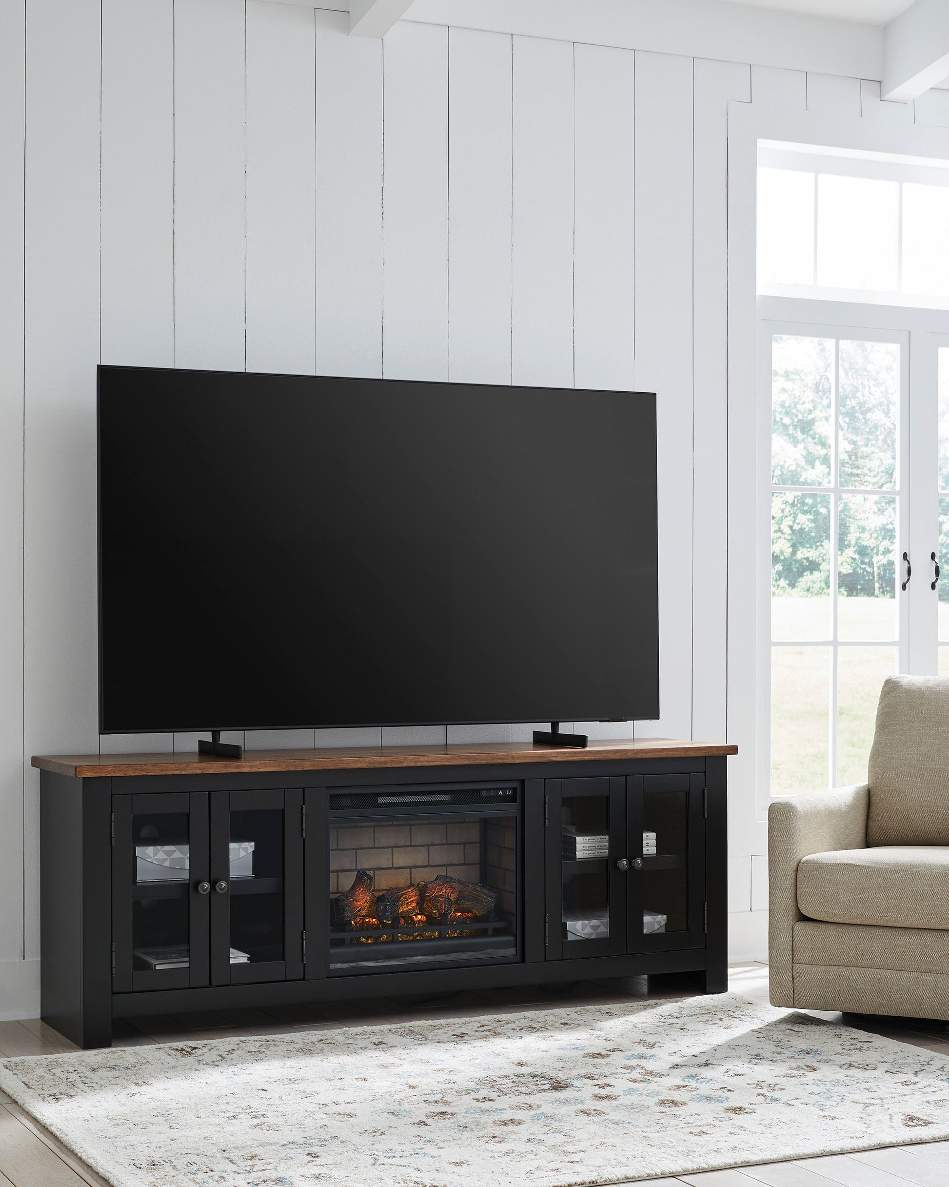 W664-68 - TV Stand w/Fireplace 75" L **NEW ARRIVAL** (ETA: 6/9)