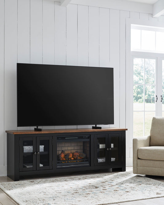 W664-68 - TV Stand w/Fireplace 75" L **NEW ARRIVAL** (ETA: 6/9)