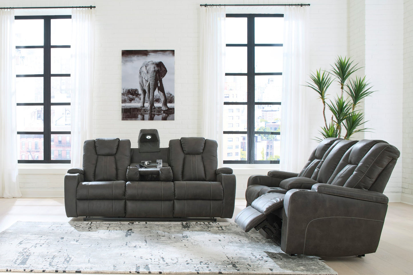 Ashley 346-04 - 2PC or 3PC Reclining Set  **ASHLEY HOMESTORE EXCLUSIVE**