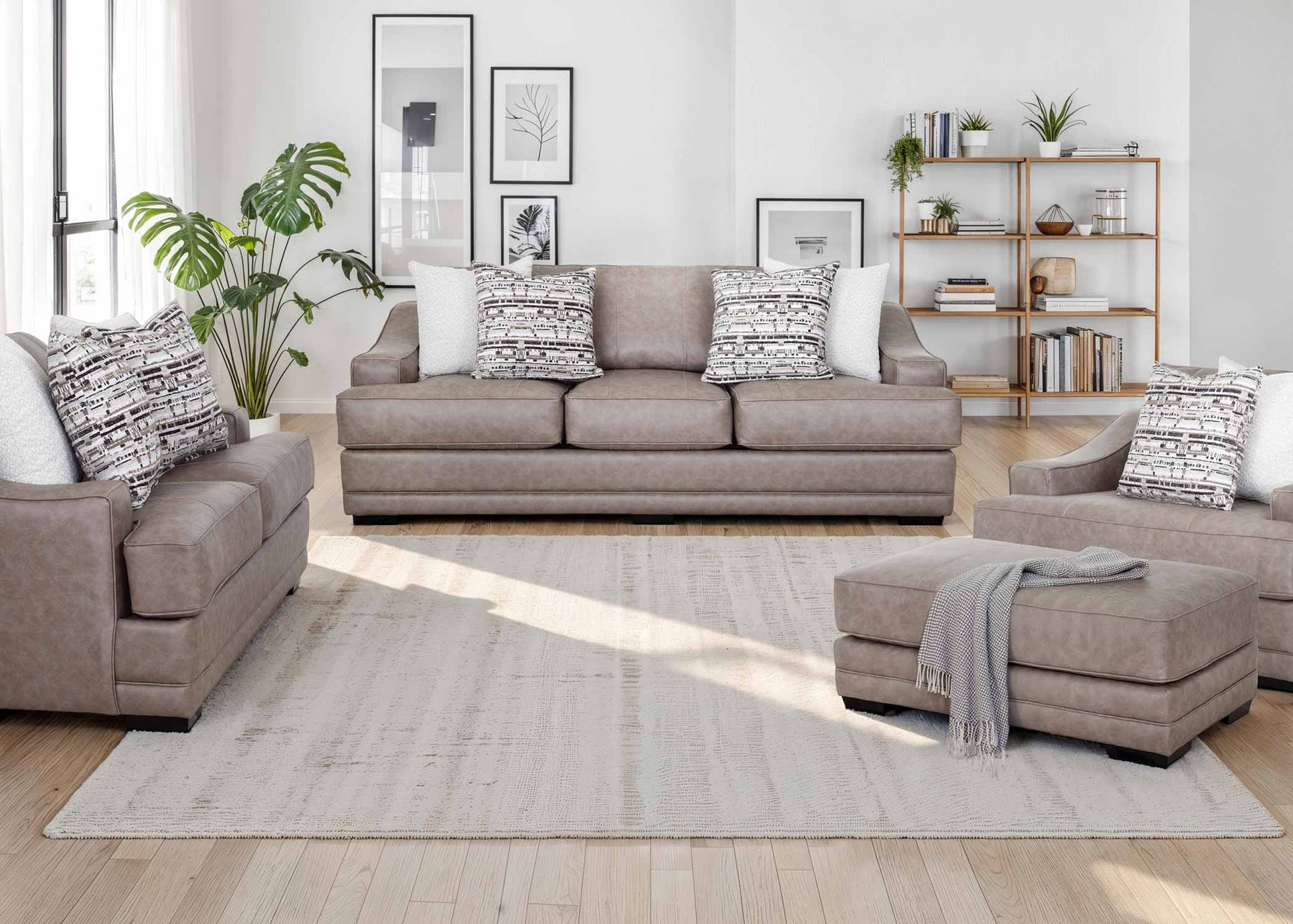 Franklin 893-22 Prescott - 2PC OVERSIZED Sofa & Loveseat **NEW ARRIVAL**