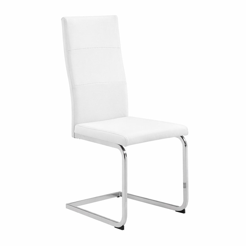 D201 White - Glass Table + 6 Chairs **NEW ARRIVAL**