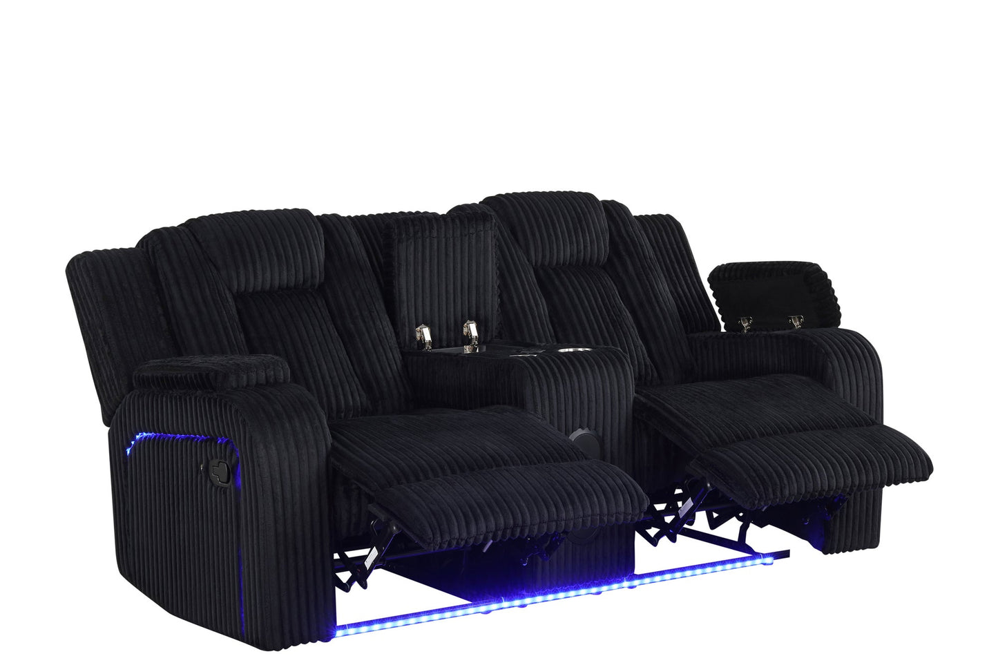 Hulk10 Black - 3PC Reclining Set **NEW ARRIVAL**