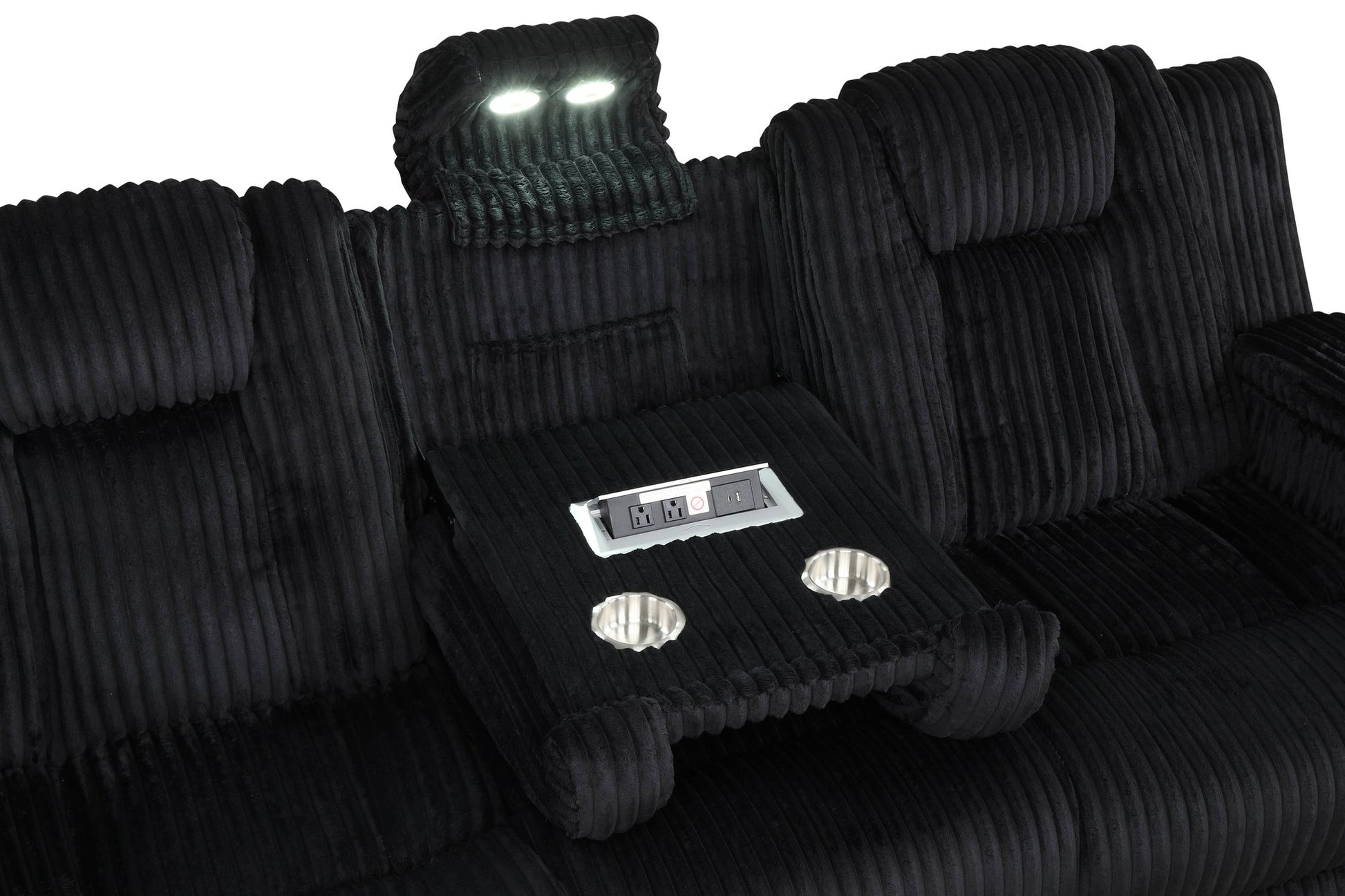 Hulk10 Black - 3PC Reclining Set **NEW ARRIVAL**