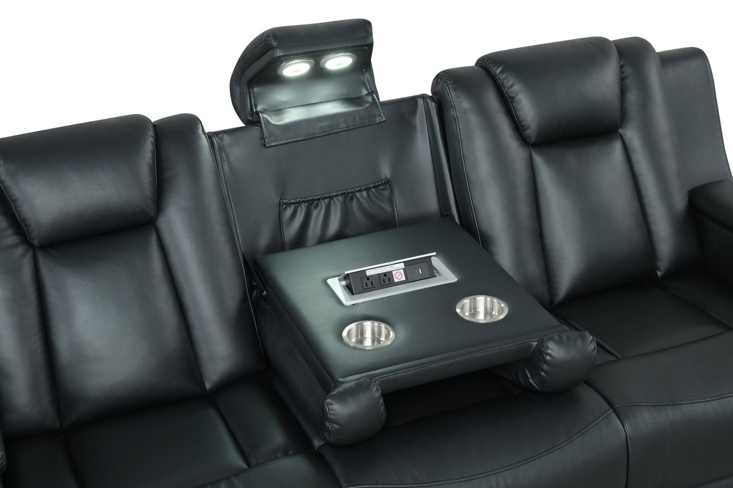 Hulk20 Black - 3PC Reclining Set **NEW ARRIVAL**