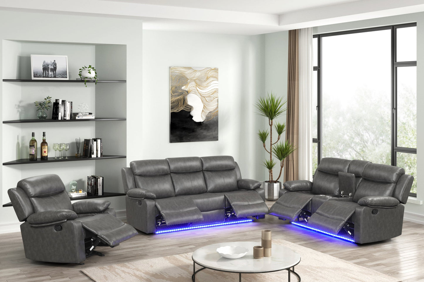 Aiden Gray - 3PC Reclining Set **NEW ARRIVAL**