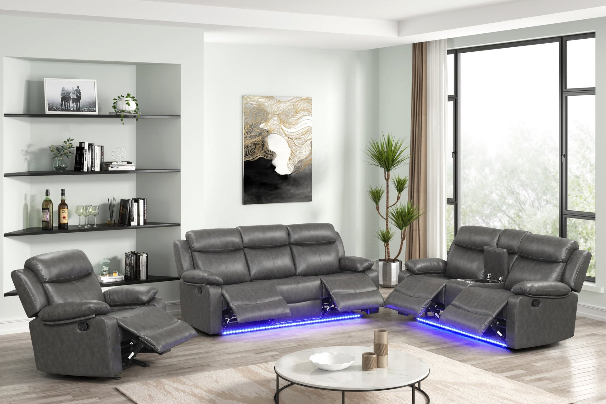 Aiden Gray - 3PC Reclining Set **NEW ARRIVAL**