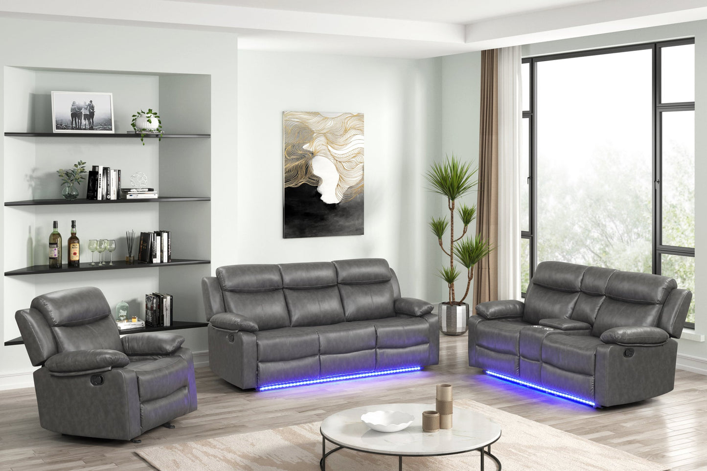Aiden Gray - 3PC Reclining Set **NEW ARRIVAL**
