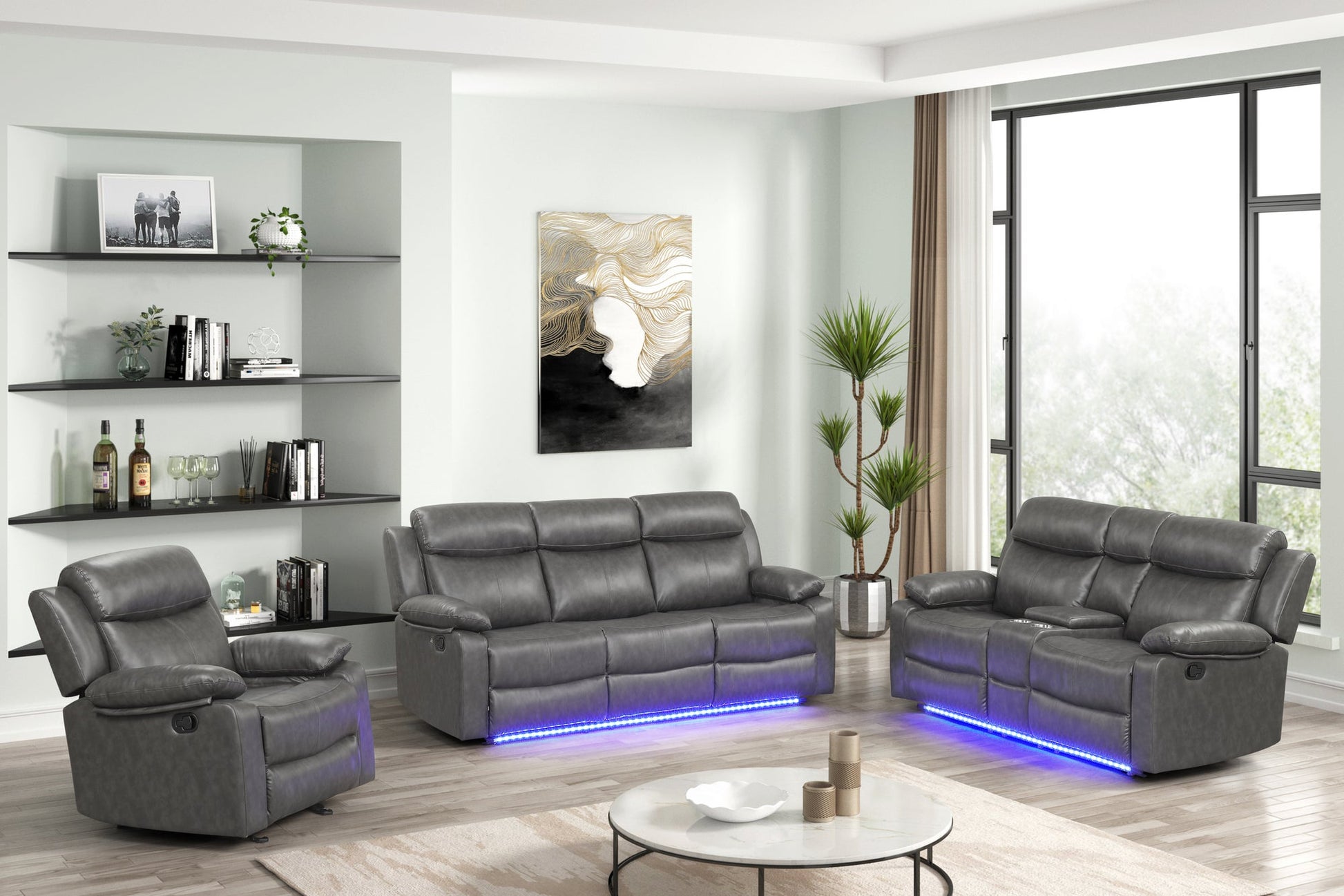 Aiden Gray - 3PC Reclining Set **NEW ARRIVAL**