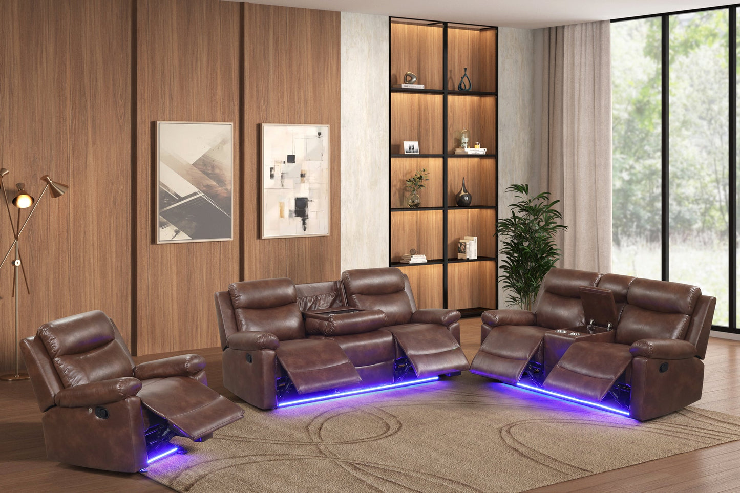 Isabel Espresso - 2PC OR 3PC Reclining Set **NEW ARRIVAL**