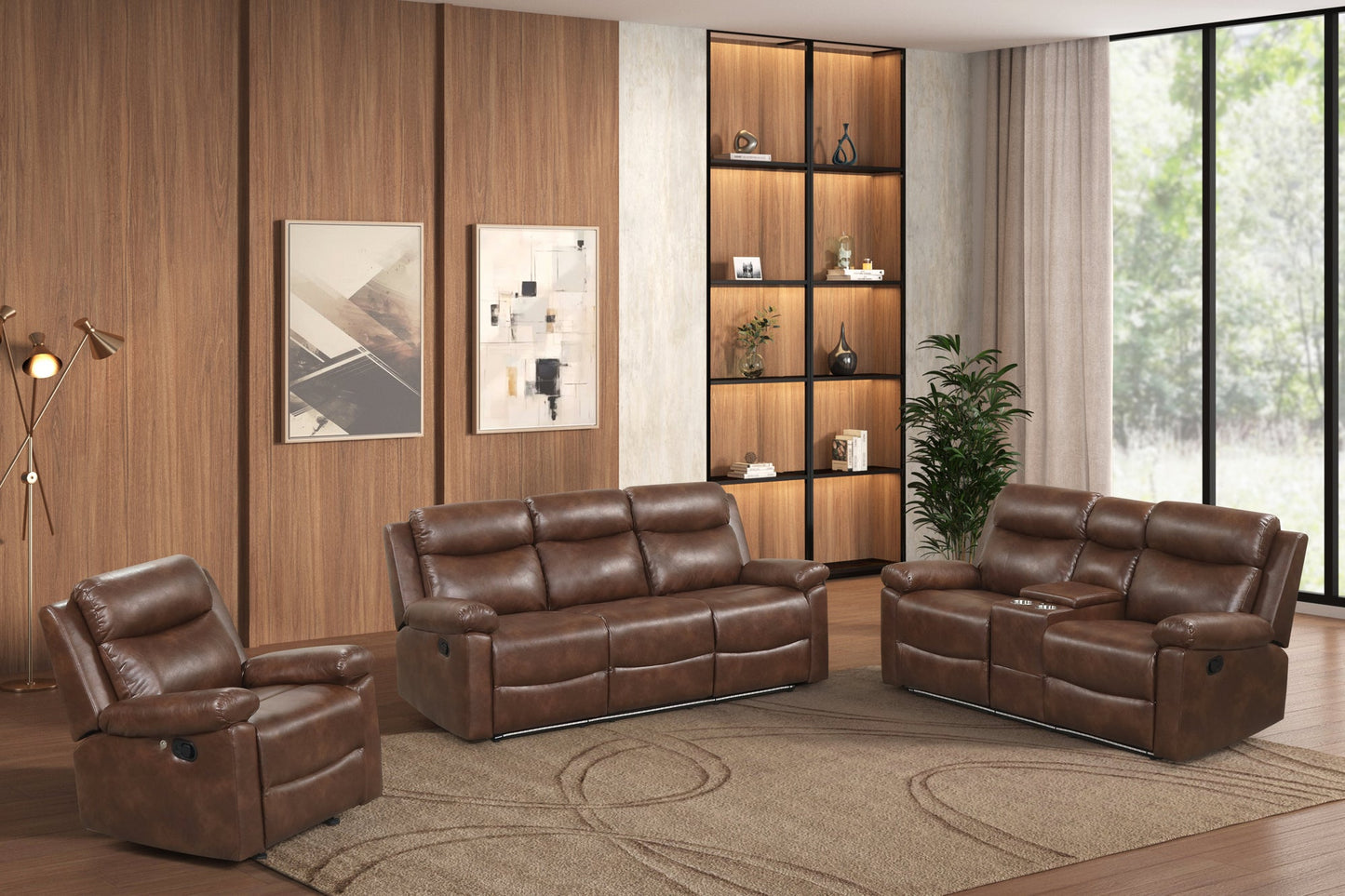 Isabel Espresso - 2PC OR 3PC Reclining Set **NEW ARRIVAL**