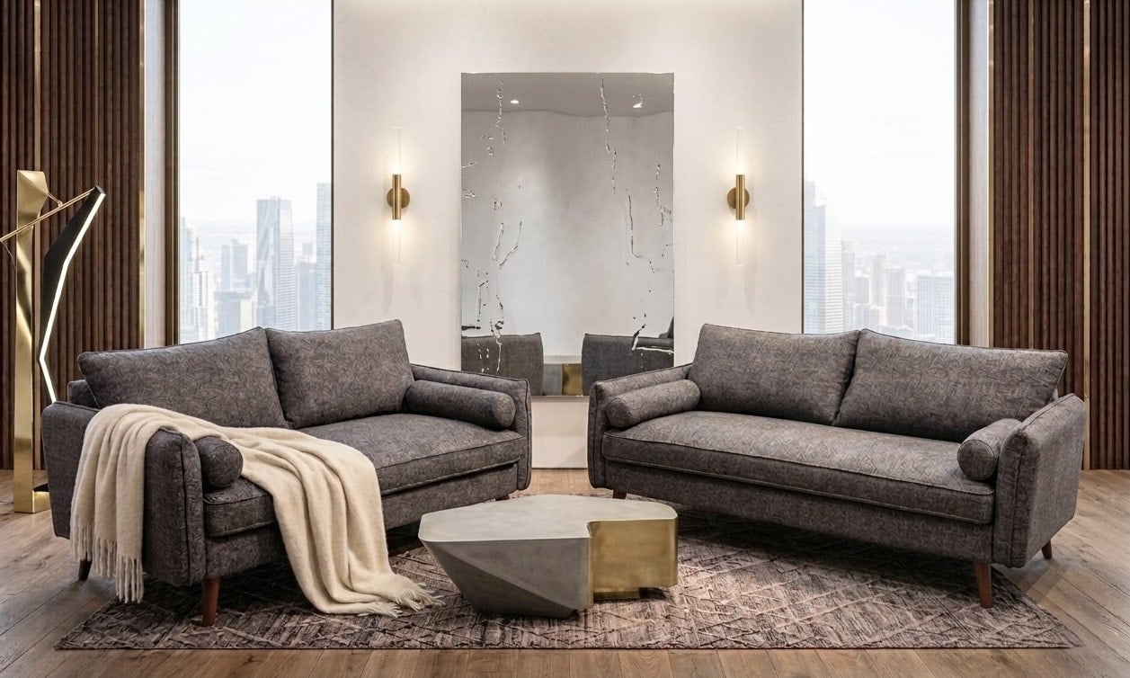 Vanti Grey - 2PC Living Room Set **NEW ARRIVAL**