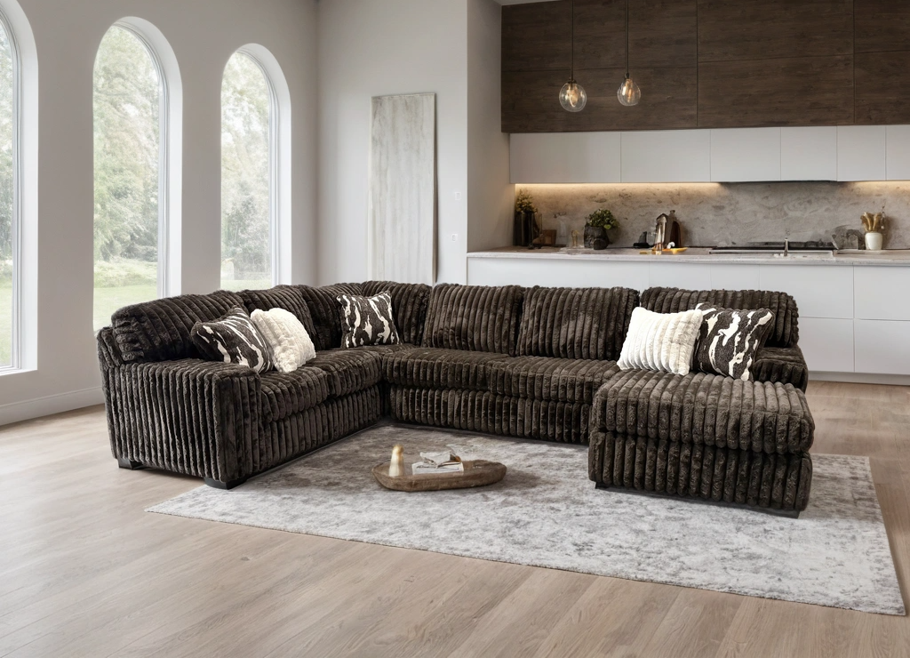 9800 - Sectional (Chocolate) **NEW ARRIVAL**