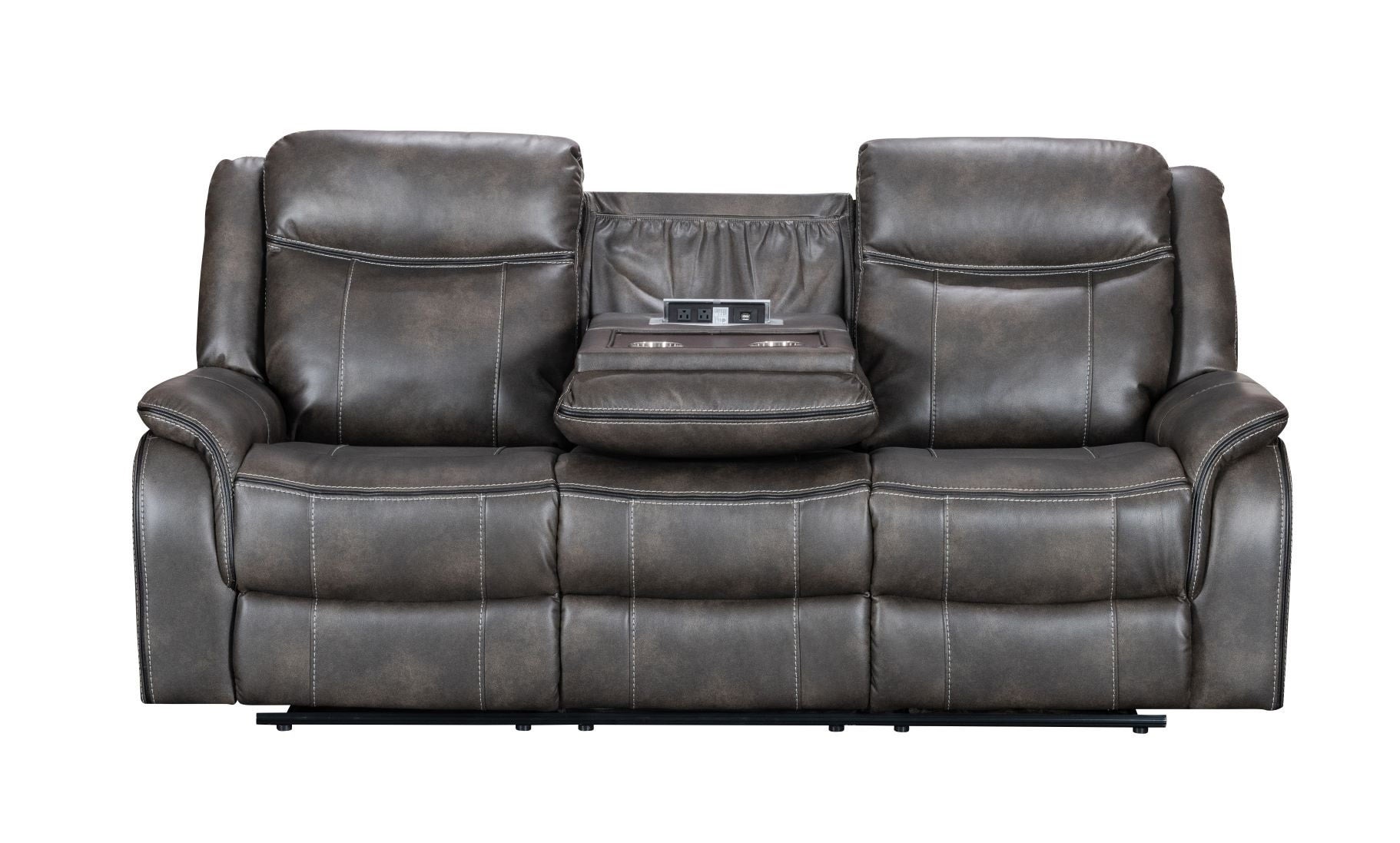 Abigail Gel Grey - Reclining Set