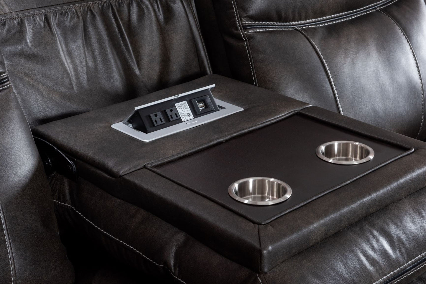 Abigail Gel Grey - Reclining Set